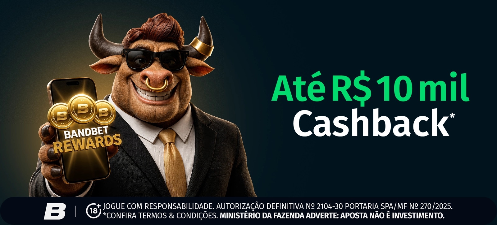 CASHBACK DIÁRIO - CASSINO